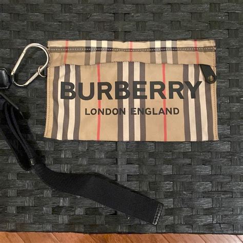 burberry pebble icon stripe wristlet|Bags .